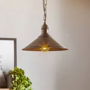 Hängelampe Elmo Argon, dimmbar, schwarz, für Wohn- / Esszimmer, Metall, Landhaus / Rustikal, Pendelleuchte