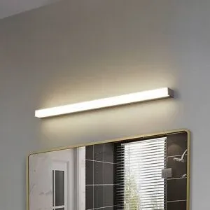 Wandlampe Philippa Lindby, alu / grau / zink, für Badezimmer, Aluminium, Modern, Wandleuchte, Wandlampe Bad
