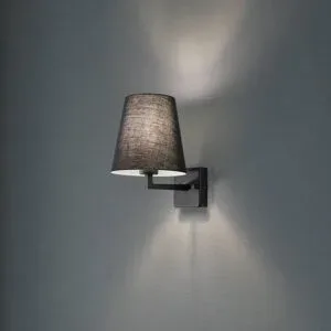 Wandlampe Profil Opviq, dimmbar, schwarz, für Wohn- / Esszimmer, Metall, Wandleuchte, Wandlampe Innen