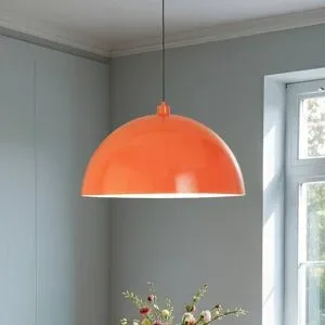 Hängelampe Kure Opviq, dimmbar, gelb / orange, für Küche, Metall, Modern, Pendelleuchte
