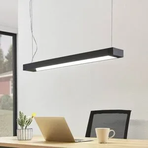 Hängelampe Cuna Arcchio, schwarz, für Arbeitszimmer / Büro, Aluminium, Modern