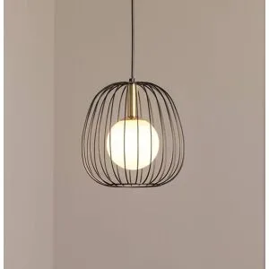 Hängelampe Bell S SIGMA, dimmbar, schwarz, für Wohn- / Esszimmer, Metall, Modern, Pendelleuchte