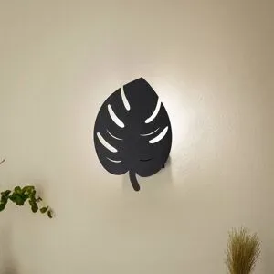 Wandlampe Sivani MR-843 Opviq, dimmbar, schwarz, für Wohn- / Esszimmer, Metall, Modern, Wandleuchte, Wandlampe Innen
