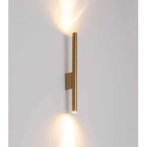 Euluna Wandlampe Laser Nowodvorski Lighting, dimmbar, messing / gold, für Wohn- / Esszimmer, Metall, Modern, Wandleuchte, Wandlampe Innen