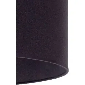 Lampenschirm Roller Ø 50 cm, schwarz Duolla, schwarz, Textil / Stoff / Seide