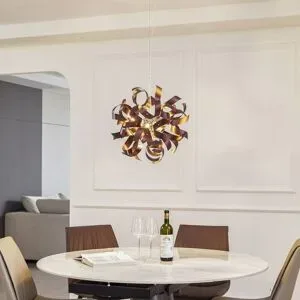 Hängelampe Kaelor Lucande, dimmbar, kupfer, für Wohn- / Esszimmer, Aluminium, Design, Pendelleuchte