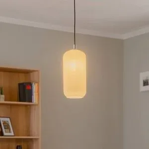 Glas Hängelampe Kaja Argon, dimmbar, weiß / opal, für Wohn- / Esszimmer, Glas, Modern, Pendelleuchte