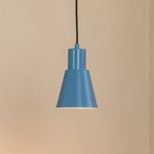 Hängelampe Konikkem Opviq, dimmbar, blau, für Wohn- / Esszimmer, Metall, Junges Wohnen, Pendelleuchte