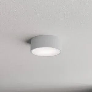 Deckenlampe mit Bewegungsmelder Cleo 200 TEMAR LIGHTING, dimmbar, alu / grau / zink, für Wohn- / Esszimmer, Metall, Modern, Deckenlampe mit Sensor