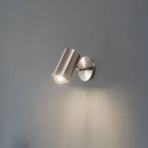 Wandlampe Kem Opviq, dimmbar, messing / gold, für Wohn- / Esszimmer, Metall, Wandleuchte, Wandlampe Innen
