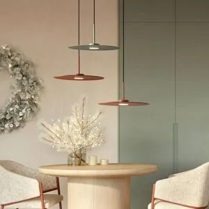 Euluna Hängelampe Simone Nowodvorski Lighting, dimmbar, blau, für Wohn- / Esszimmer, Metall, Modern, Pendelleuchte
