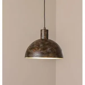 Hängelampe Kure Opviq, dimmbar, braun / rost, für Küche, Metall, Modern, Pendelleuchte