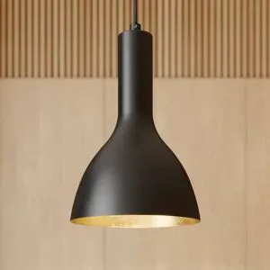 Hängelampe Cosmina Arcchio, dimmbar, schwarz, für Küche, Metall, Modern, Pendelleuchte