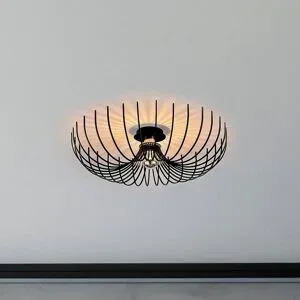 Deckenlampe Aspendos N-639 Opviq, dimmbar, schwarz, für Wohn- / Esszimmer, Metall, Deckenlampe