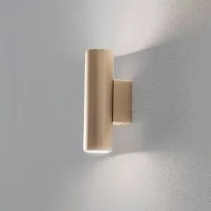 Wandlampe Marion Plus Argon, dimmbar, messing / gold, für Wohn- / Esszimmer, Metall, Modern, Wandleuchte, Wandlampe Innen