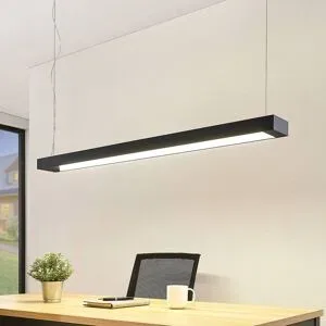 Hängelampe Cuna Arcchio, schwarz, für Arbeitszimmer / Büro, Aluminium, Modern