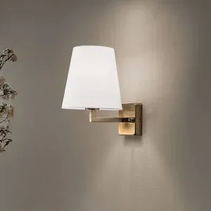 Wandlampe Profil Opviq, dimmbar, messing / gold, für Wohn- / Esszimmer, Metall, Wandleuchte, Wandlampe Innen