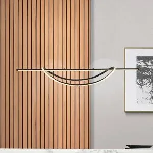 Hängelampe Ambar Milagro Lighting, schwarz, für Wohn- / Esszimmer, Metall, Modern