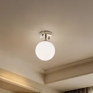 Deckenlampe Atmaca 10220 Opviq, dimmbar, bronze / altmessing, für Wohn- / Esszimmer, Glas, Deckenlampe