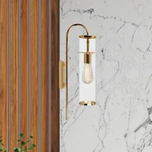 Wandlampe Leona ROYALTECH, dimmbar, für Wohn- / Esszimmer, Metall, Modern, Wandleuchte, Wandlampe Innen