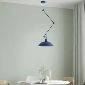 Designer Hängelampe Melos ALDEX, dimmbar, blau, für Wohn- / Esszimmer, Metall, Skandinavisch, Pendelleuchte