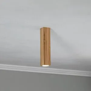 Deckenlampe Peach Puff Envostar, dimmbar, Holz hell, für Wohn- / Esszimmer, Holz, Modern, Deckenlampe
