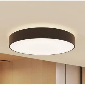 LED Deckenlampe Vanida Arcchio, dimmbar, schwarz, für Küche, Aluminium, Modern, LED Deckenleuchte
