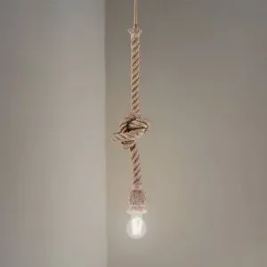 Hängelampe AYD Opviq, dimmbar, creme / amber, für Wohn- / Esszimmer, Textil / Stoff / Seide, Maritim, Pendelleuchte