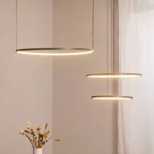 Euluna Hängelampe CIRCOLO Nowodvorski Lighting, grün, für Wohn- / Esszimmer, Aluminium, Modern