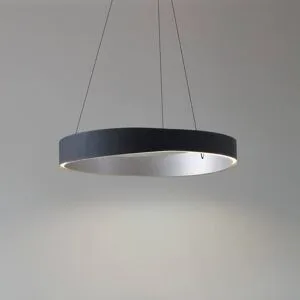 Hängelampe Daelor Lucande, dimmbar, schwarz, für Wohn- / Esszimmer, Metall, Design, Pendelleuchte