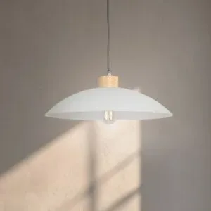 Glas Hängelampe OHANA ONLI, dimmbar, weiß / opal, für Wohn- / Esszimmer, Glas, Skandinavisch, Pendelleuchte