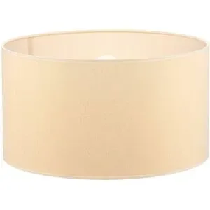 Lampenschirm Roller Ø 40 cm, ecru/gold Duolla, creme / amber, Textil / Stoff / Seide