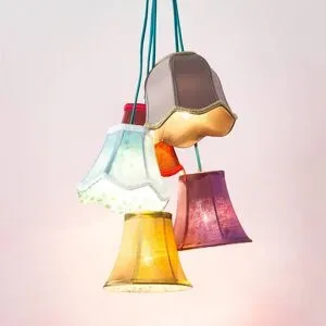 KARE Design - Hängeleuchte Saloon Flowers 5, One Size, Multicolor