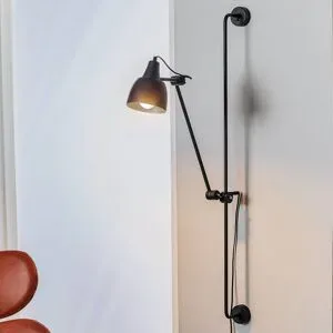Wandlampe 997 ALDEX, schwarz, für Wohn- / Esszimmer, Metall, Modern, Wandleuchte, Wandlampe Innen