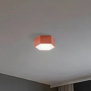 LED Deckenlampe Libre Argon, terracotta, für Wohn- / Esszimmer, Metall, LED Deckenleuchte