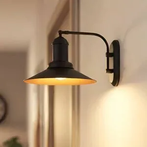 Wandlampe Lorato ROYALTECH, dimmbar, schwarz, für Wohn- / Esszimmer, Metall, Vintage, Wandleuchte, Wandlampe Innen