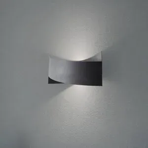 Wandlampe Tadhg Opviq, dimmbar, schwarz, für Wohn- / Esszimmer, Metall, Modern, Wandleuchte, Wandlampe Innen