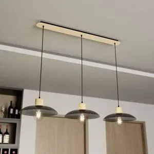 Hängelampe Kobe EMIBIG LIGHTING, dimmbar, schwarz, für Wohn- / Esszimmer, Metall, Pendelleuchte