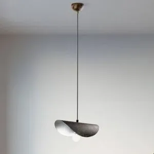 Hängelampe Opviq, dimmbar, braun / rost, für Wohn- / Esszimmer, Metall, Pendelleuchte