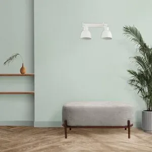 Wandlampe Emoti Argon, dimmbar, creme / amber, für Wohn- / Esszimmer, Metall, Industrielles Design, Wandleuchte, Wandlampe Innen