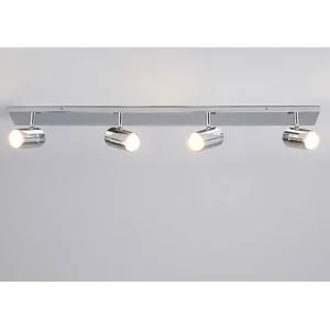 Deckenlampe DEJAN Lindby, dimmbar, chrom / silber, für Badezimmer, Metall, Modern, Deckenlampe