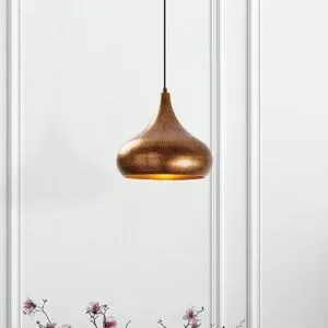 Hängelampe Muba 11550 Opviq, dimmbar, bronze / altmessing, für Wohn- / Esszimmer, Metall, Pendelleuchte