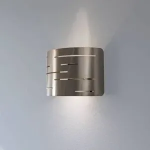 Wandlampe Oisin Opviq, dimmbar, messing / gold, für Wohn- / Esszimmer, Metall, Wandleuchte, Wandlampe Innen