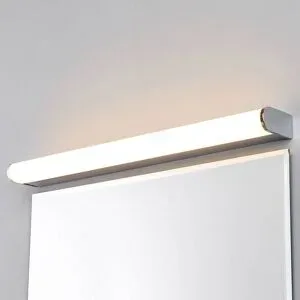 Wandlampe Philippa Lindby, chrom / silber, für Badezimmer, Metall, Modern, Wandleuchte, Wandlampe Bad