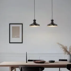 Hängelampe Berceste Opviq, dimmbar, schwarz, für Wohn- / Esszimmer, Metall, Modern, Pendelleuchte