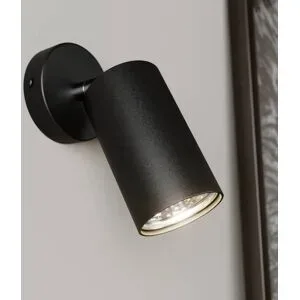 Euluna Wandstrahler Eye Spot einflammig, schwarz Nowodvorski Lighting, dimmbar, schwarz, für Wohn- / Esszimmer, Metall, Modern, Strahler