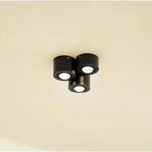 Deckenlampe Jyla Lindby, dimmbar, schwarz, für Wohn- / Esszimmer, Metall, Modern, Deckenlampe