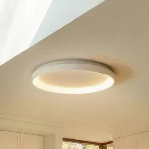 LED Deckenlampe Vivy Arcchio, dimmbar, weiß / opal, für Küche, Metall, Modern, LED Deckenleuchte