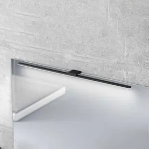 Wandlampe Triga MCJ, schwarz, für Badezimmer, Aluminium, Modern, Wandleuchte, Wandlampe Bad