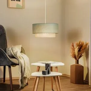 Hängelampe Boho Duolla, dimmbar, braun / rost, für Schlafzimmer, Metall, Pendelleuchte